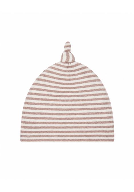 Cappello con nodo NANAN | I26030RIGHE BEIGE